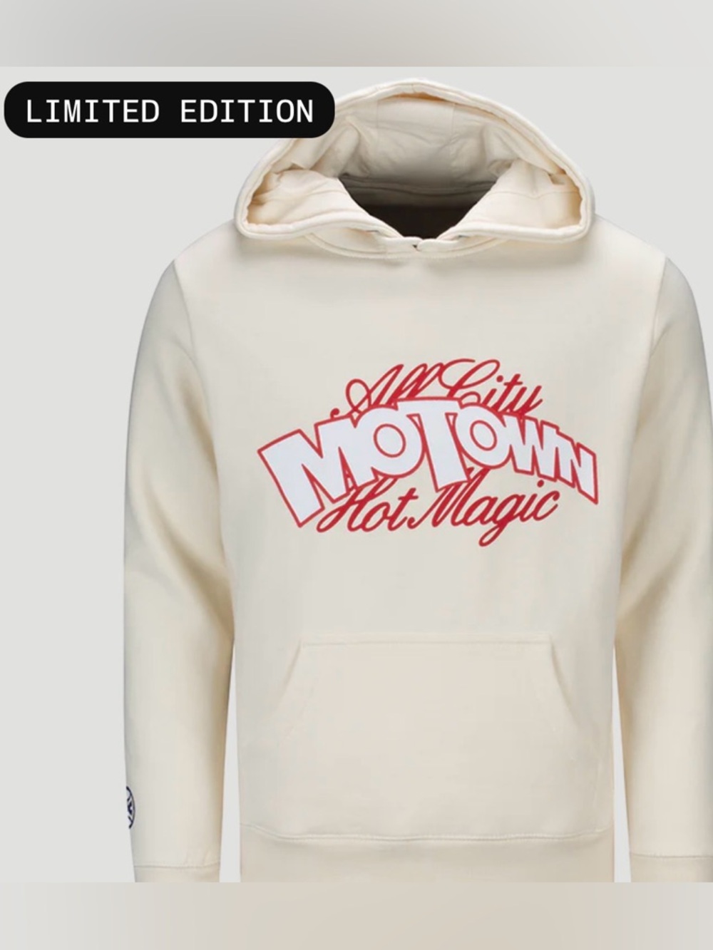 PISTONS X MOTOWN ALL CITY HOT MAGIC CREAM HOODIE